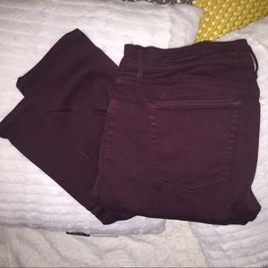 Maroon PacSun Jeggings